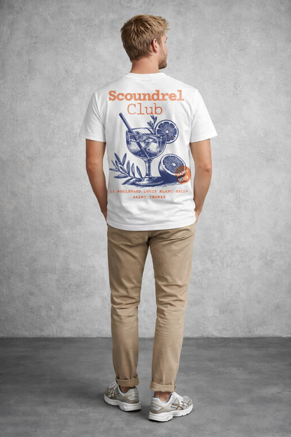 T-shirt blanc manches courtes – Clubber