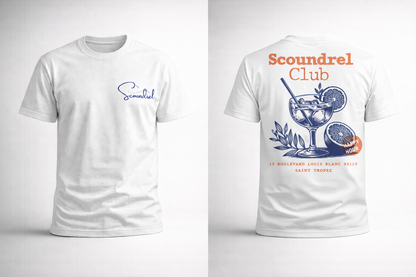 T-shirt blanc manches courtes – Clubber